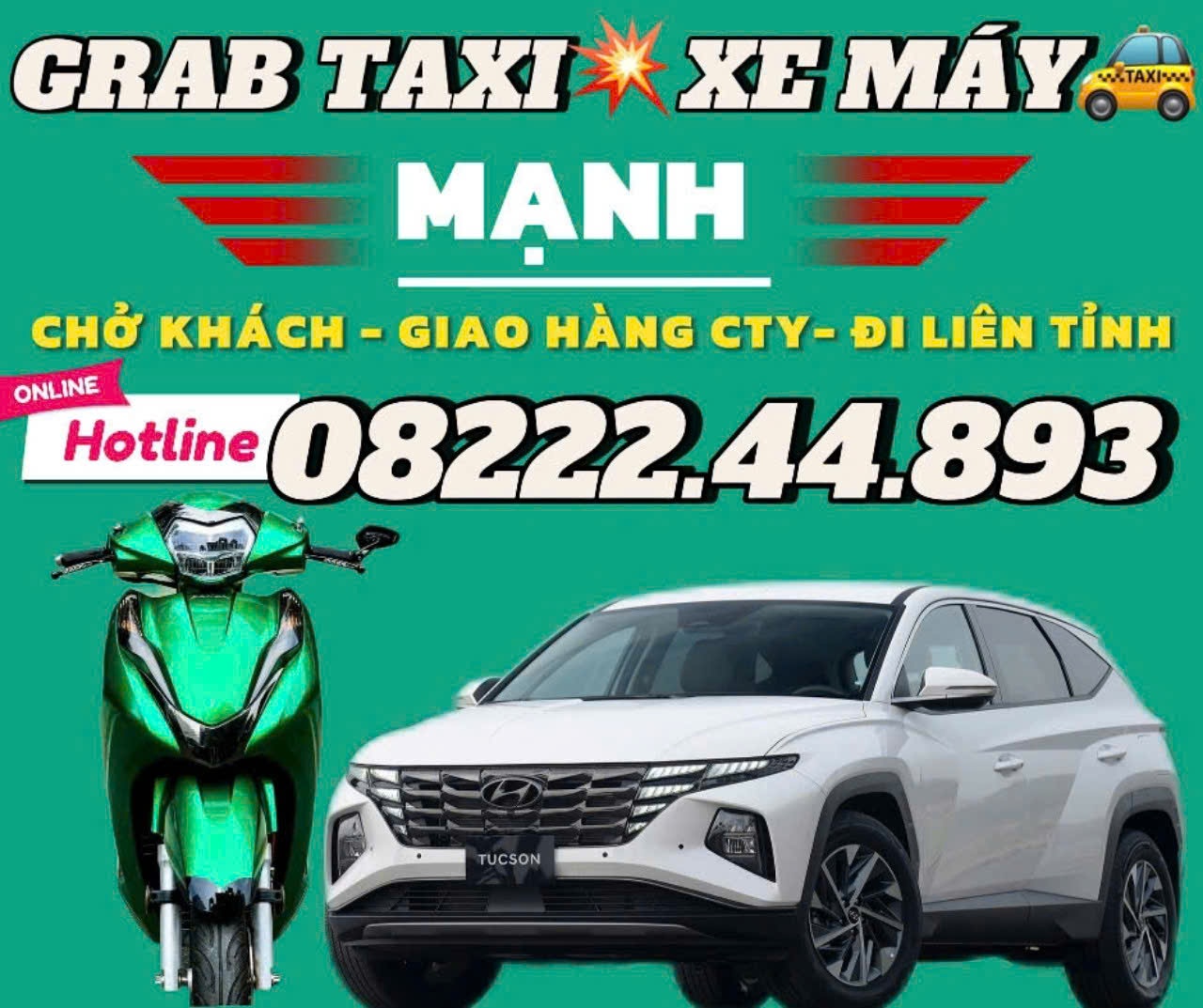 XE ÔM GRAB SÔNG TRẦU TRẢNG BOM