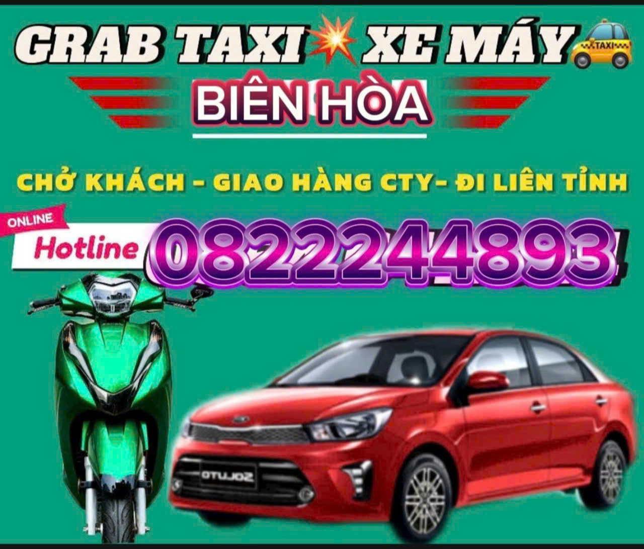 XE ÔM GRAB BIÊN HÒA ĐỒNG NAI