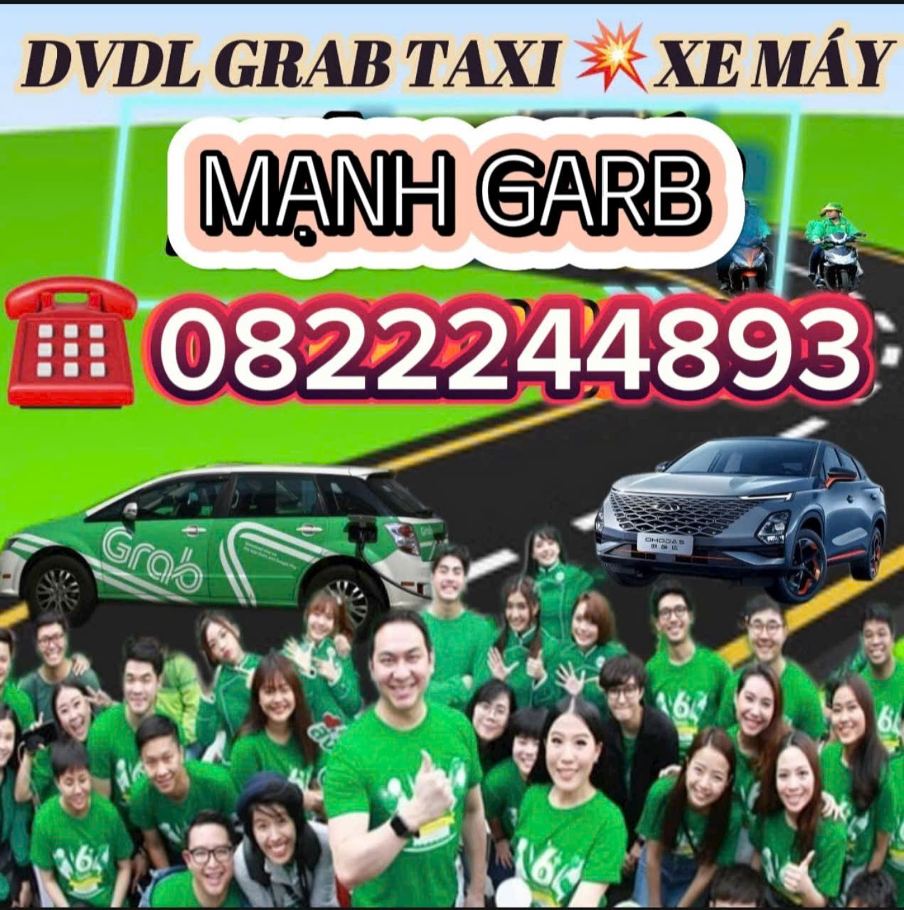Dịch Vụ Grab Xe Ôm Chuông Mít Dương Minh Châu ☎️ 0822244893