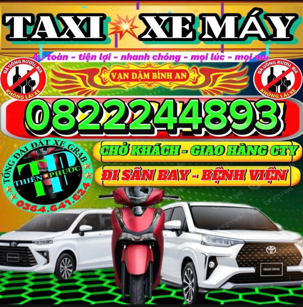 Dịch Vụ Grab Xe Ôm Tân Bình Tân Biên – Gọi Ngay ☎️ 0822244893