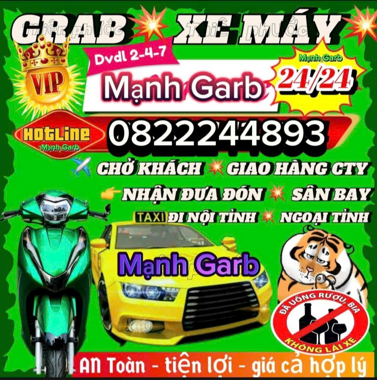 Dịch Vụ Grab Xe Ôm Hiệp Hòa Tân Biên ☎️ 0822244893
