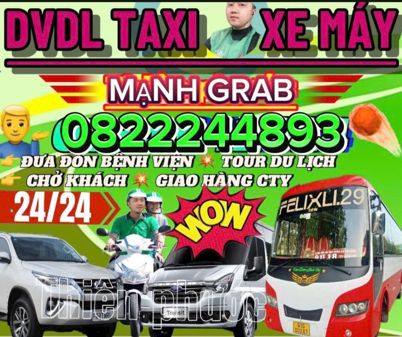 Dịch Vụ Grab Xe Ôm Cầu Khởi Dương Minh Châu ☎️ 0822244893