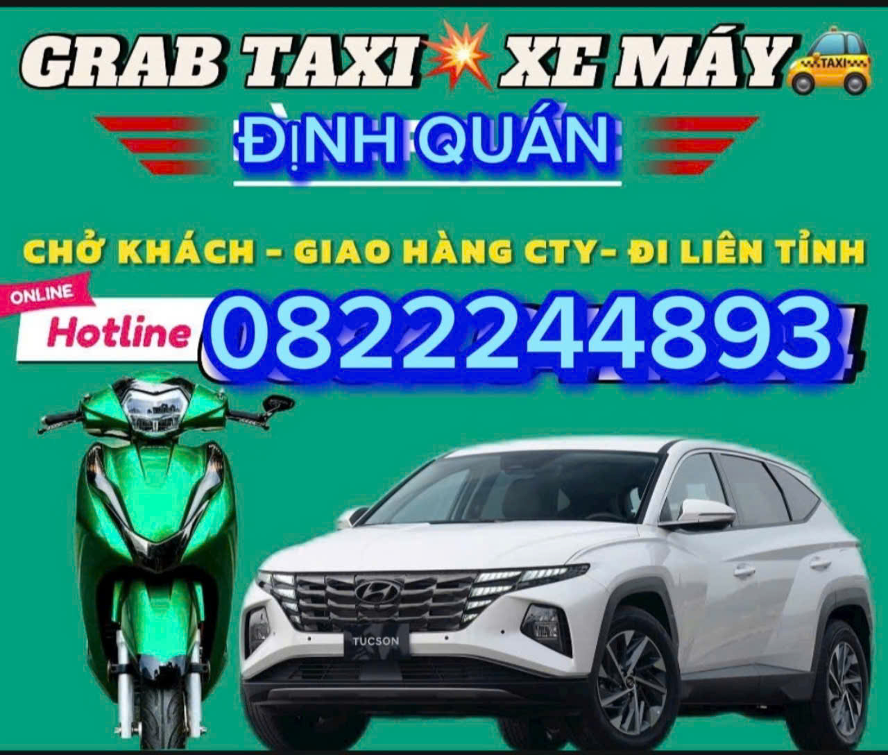 XE ÔM GRAB ĐỊNH QUÁN ĐỒNG NAI