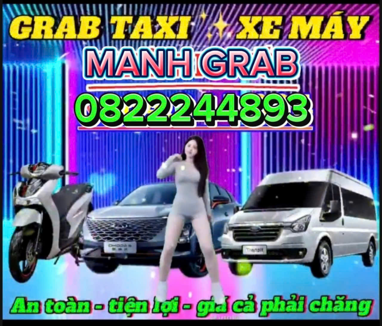 Dịch Vụ Grab Xe Ôm Lộc Giang Đức Hòa ☎️ 0822244893