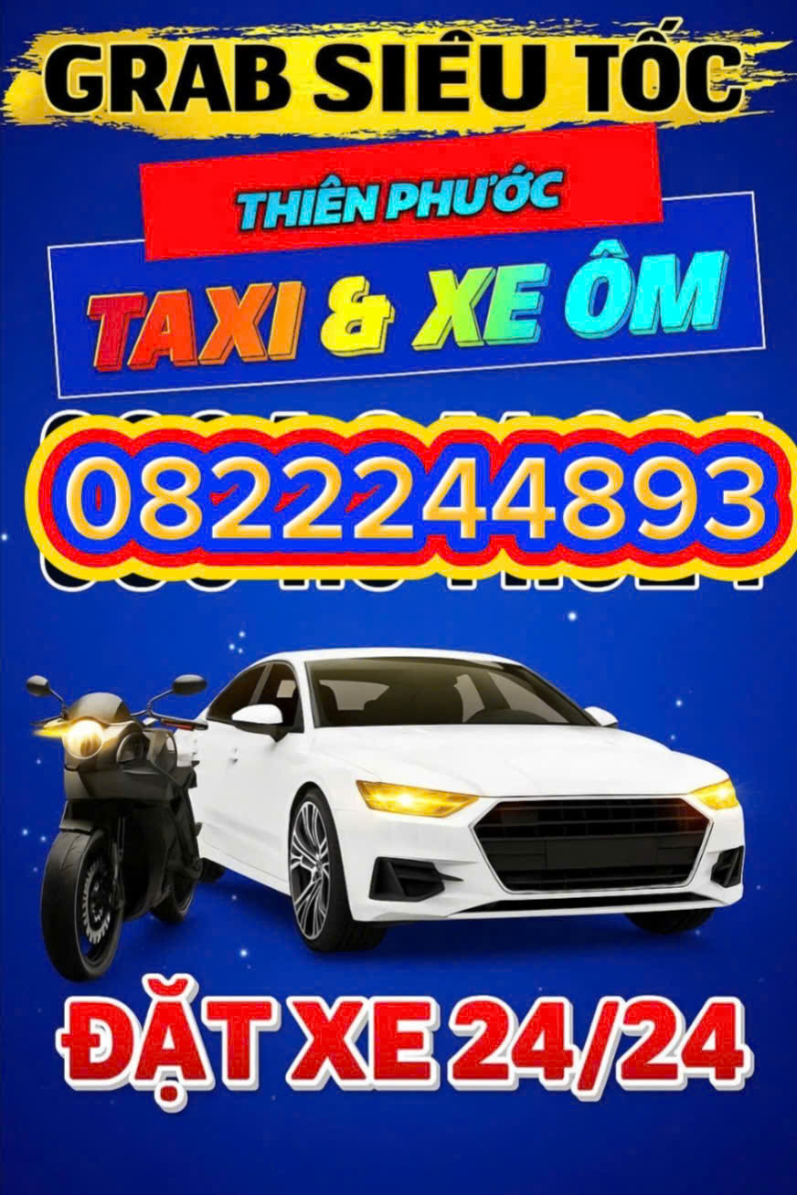 Dịch Vụ Grab Xe Ôm Phước Sang Phú Giáo ☎️ 0389915376